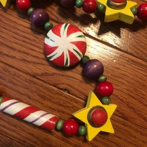 Wooden Holiday Garland